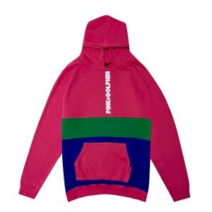 PINK+DOLPHIN Men's Colorblock Smu Hoodie